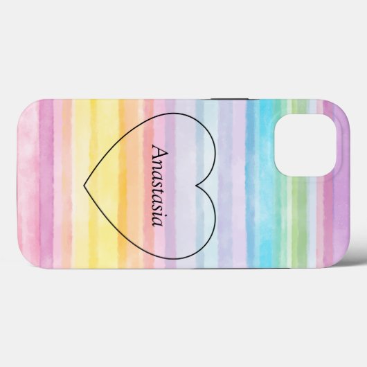 Verbazingwekkend, cool, regenbooghart Case-Mate iPhone case (Achterkant (horizontaal))
