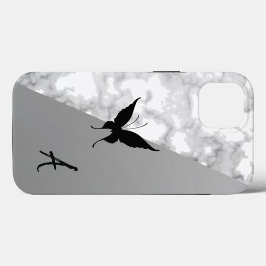 Verbazingwekkend, cool, witte marmer, bruin, zilve Case-Mate iPhone case (Achterkant (horizontaal))