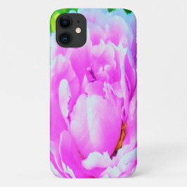 Verbazingwekkend detail van dubbele roze pioenroos Case-Mate iPhone case