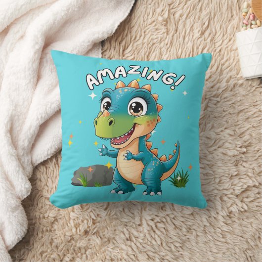 Verbazingwekkend, dinosaurus kussen (Deken)