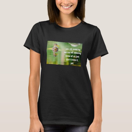Verbazingwekkend (donker) T-shirt (Voorkant)