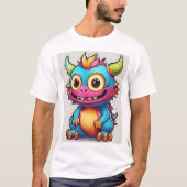 Verbazingwekkend Dragon gedrukt ontwerp T-shirt (Voorkant)