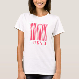 Verbazingwekkend en stijlvol Tokyo Barcode ontwerp T-shirt