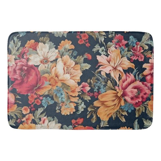 Verbazingwekkend Exquisite Rood Roze Geel Blauw Bl Badmat (Voorkant)
