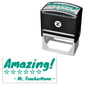 "Verbazingwekkend!" Feedback Rubberstempel Zelfinktende Stempel (In situ)