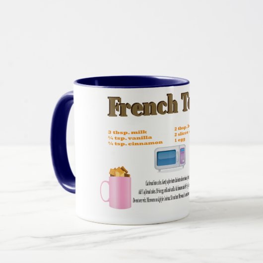 Verbazingwekkend Frans Toast Grappig Recept Mok (Voorkant links)