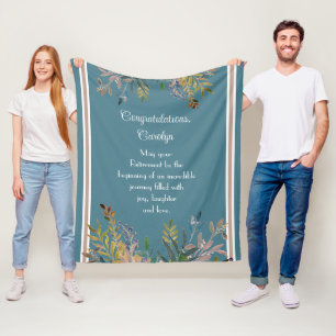 Verbazingwekkend geschenk! Aangepaste pensioendeke Fleece Deken