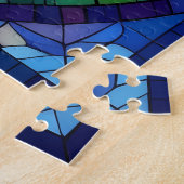 Verbazingwekkend Glas in lood Mozaïek Kattenportre Legpuzzel (Zijkant)