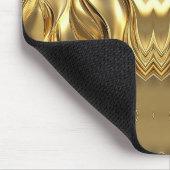 Verbazingwekkend gouden abstract ontwerp muismat (Hoek)