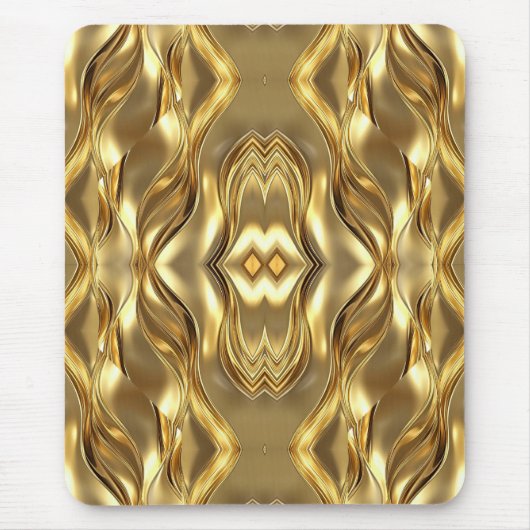 Verbazingwekkend gouden abstract ontwerp muismat (Voorkant)