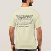 Verbazingwekkend Grace Shirt met getuigenis (Achterkant)