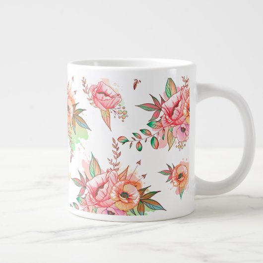 verbazingwekkend grote koffiekop (Rechts)