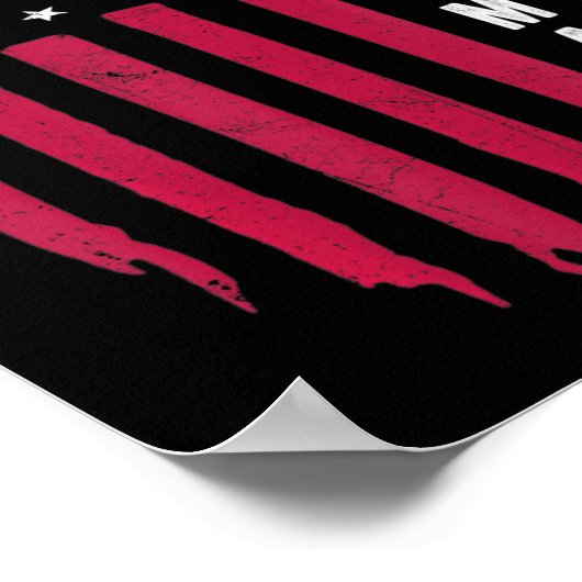 Verbazingwekkend in de Amerikaanse zwarte Amerikaa Poster (Hoek)