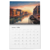 Verbazingwekkend Italië 2024 Maandelijkse jaarkale Kalender (Jan 2026)