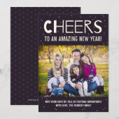 Verbazingwekkend Jaar Nieuwjaar Vakantie Fotokaart Feestdagenkaart (Voorkant / Achterkant)