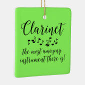 Verbazingwekkend klarinet keramisch ornament (Rechts)