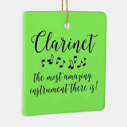 Verbazingwekkend klarinet keramisch ornament (Rechts)
