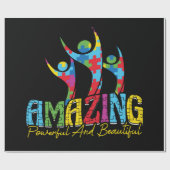 Verbazingwekkend krachtig en mooi (2) cadeaupapier (Vlak)