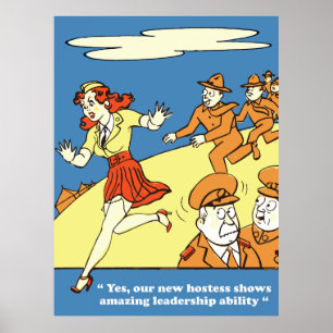 Verbazingwekkend leiderschapsvermogen, Humor van h Poster