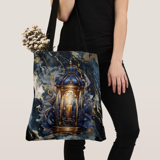 Verbazingwekkend licht op mijn pad Grote schouder  Tote Bag (Dichtbij)