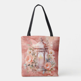 Verbazingwekkend Licht Voor Mijn Pad Rose Marmer S Tote Bag
