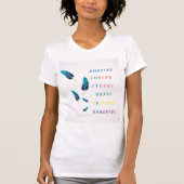Verbazingwekkend liefhebbend sterke Happy Moeder F T-shirt (Voorkant)