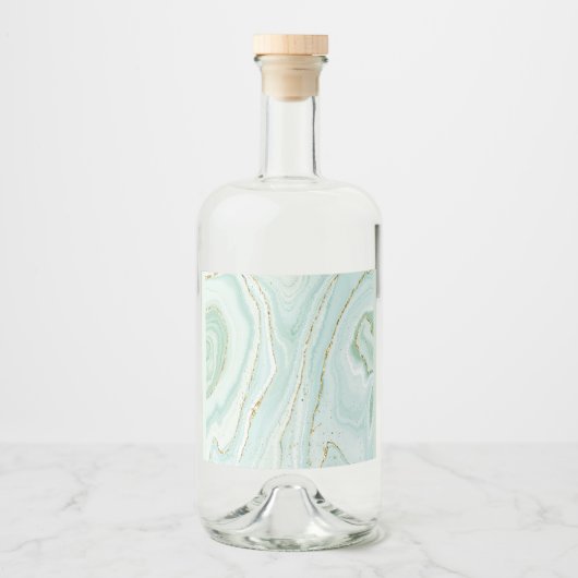 verbazingwekkend likeurfles etiket (Voorkant)