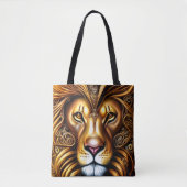 Verbazingwekkend mooie Golden Lion Tote Bag (Voorkant)