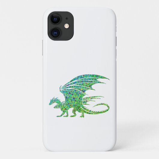 Verbazingwekkend Mozaïek Groene Draak Case-Mate iPhone Case (Achterkant)