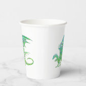 Verbazingwekkend Mozaïek Groene Draak Papieren Bekers (Rechts)