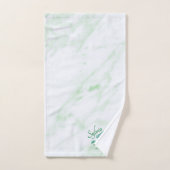 Verbazingwekkend mozaïek groene draak persoonlijk bad handdoek (Handdoek)