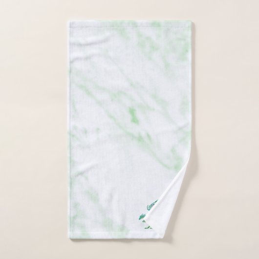 Verbazingwekkend mozaïek groene draak persoonlijk bad handdoek (Handdoek)