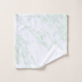 Verbazingwekkend mozaïek groene draak persoonlijk bad handdoek (Wasdoekje)