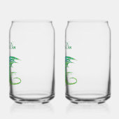 Verbazingwekkend mozaïek groene draak persoonlijk blikvorm glas (Links)