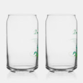 Verbazingwekkend mozaïek groene draak persoonlijk blikvorm glas (Rechts)