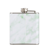 Verbazingwekkend mozaïek groene draak persoonlijk heupfles (Achterkant)