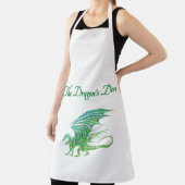 Verbazingwekkend mozaïek groene draak persoonlijk schort (Insitu)
