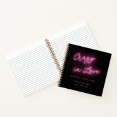 Verbazingwekkend Neon Glow Wedding Guestbook Notitieboek (Binnen)