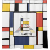 Verbazingwekkend neoplasticisme Art Monogram. Brie Douchegordijn (Voorkant)