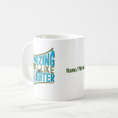 Verbazingwekkend, net als mijn dochter, grappig fa koffiemok (Voorkant links)