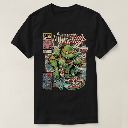 Verbazingwekkend Ninja Dude T-shirt (Design voorkant)