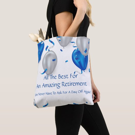 Verbazingwekkend pensioen tote bag