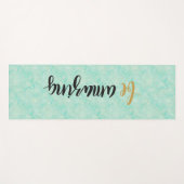 Verbazingwekkend Quote Blue Yogamat (Voorkant (horizontaal))