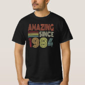 Verbazingwekkend sinds 1984 Retro geboren in 1984  T-shirt (Voorkant)