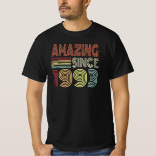 Verbazingwekkend sinds 1993 Retro geboren in 1993 T-shirt
