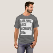 Verbazingwekkend sinds december 2006, 15 jaar lang t-shirt (Voorkant volledig)