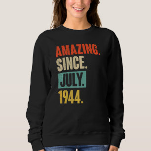 Verbazingwekkend sinds juli 1944 78 jaar oud 78e v trui