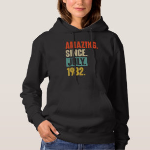 Verbazingwekkend sinds juli 1982 40 jaar oud 40e v hoodie