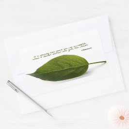 "Verbazingwekkend teamwork" Inspirerend quote Rechthoekige Sticker