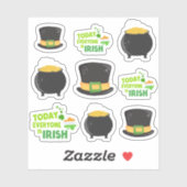 Verbazingwekkend thema St. Patrick's Day Sticker (Vel)